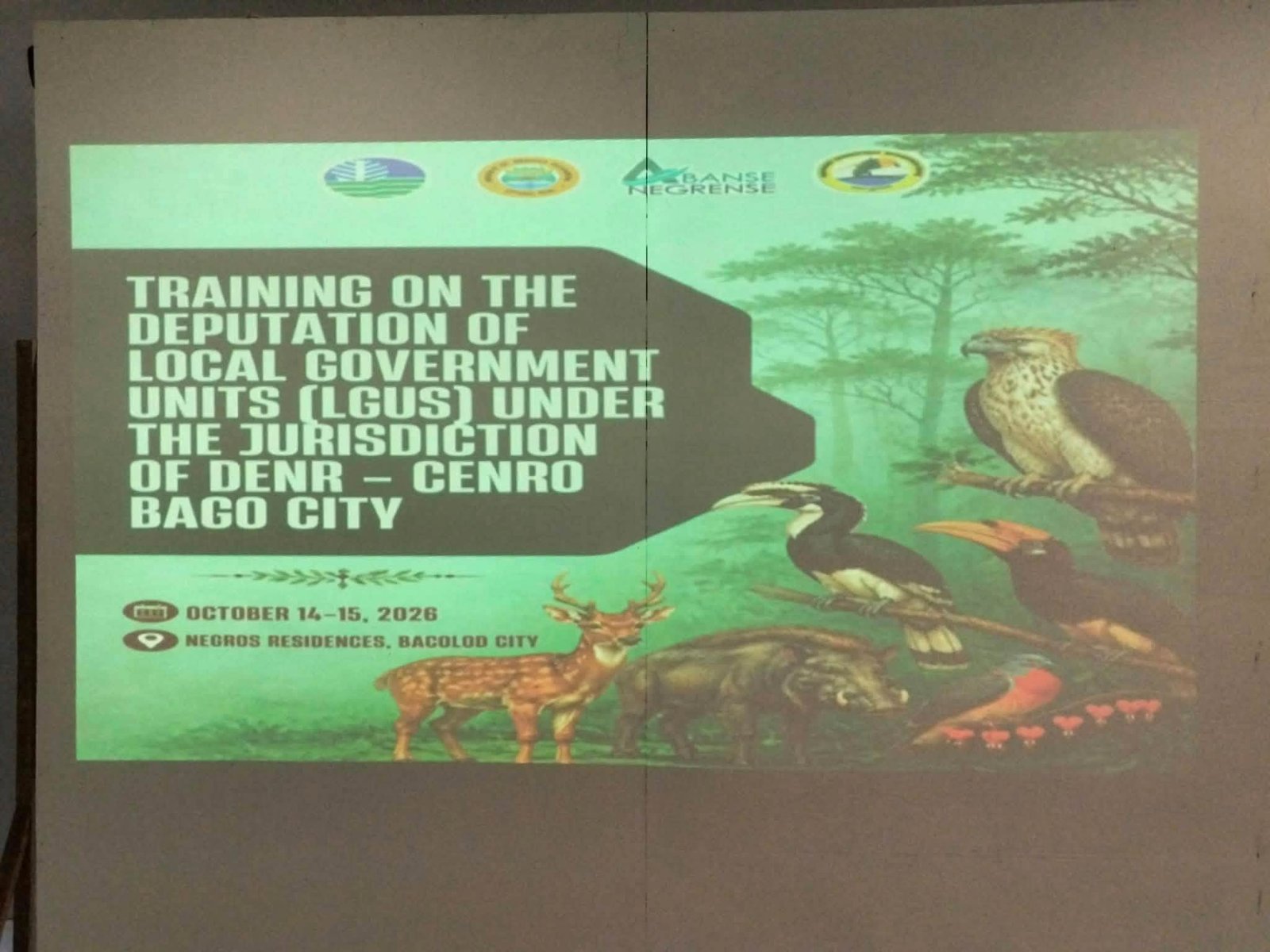 Two-day Training on the Deputation of Local Government Units under DENR-CENRO Bago City